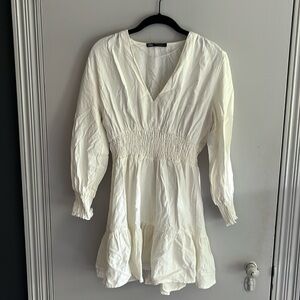 White Linen Zara Mini Dress